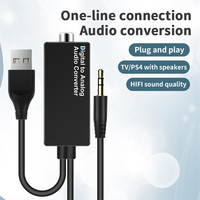 D15 192KHZ DAC convertisseur Audio coaxial à Fiber optique numérique vers analogique adaptateur de décodeur USB 3.5mm pour décodeur Smart TV HiFi