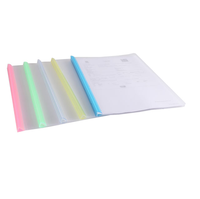Carpeta con Tira de Plástico Transparente Tamaño A4
