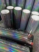 Film vinyle laser arc-en-ciel pour phares de voiture, film de changement de couleur pour phares, type nid d'abeille, film pour phares de véhicule, pour le style des phares