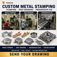Service de découpe et d'emboutissage de métaux sur mesure en aluminium de précision, usinage CNC, fabrication de matrices progressives, fabricant OEM