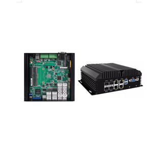 Bkhd OEM ODM Intel Atom c3758 8core onboard 4x2.5G LAN 4x10G SFP + không quạt giao diện điều khiển VGA Mini Máy chủ mềm Router Mini PC - Product Image 3