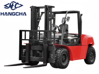 Chariot élévateur diesel industriel Hangcha série XF 5t/6t/7t avec frein humide pour les opérations en aciéria