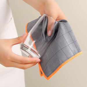 Chiffons de nettoyage en microfibre multi-usages pour miroirs, fenêtres, écrans de voiture, cuisine, sans traces, sans peluches, lot en vrac - Product Image 1