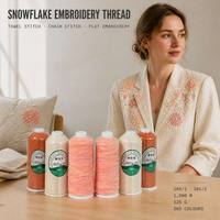 24 fils à broder en acrylique haute ténacité, fils teints en masse pour le tricot à la main