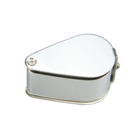 Lentille de Loupe 30x21mm, Loupe à triple diamant LED Loupe oculaire dentaire Lupa