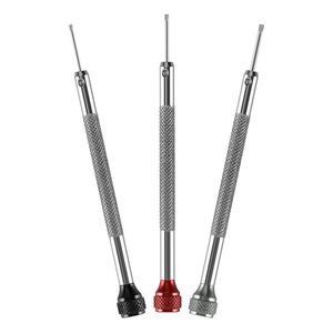 Outils de réparation Tournevis en aluminium coloré pour retirer les <span class=keywords><strong>vis</strong></span> du boîtier de montre et du bracelet de montre 1/1.2/1.4MM Tournevis de précision à tête plate - Product Image 2