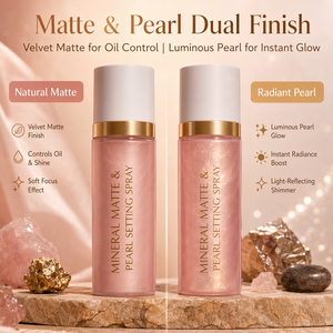 HKH Custom Mineral Makeup <b>Waterproof</b> Oil-control Mist Matte Shimmer Finish Vegan <b>Sunscreen</b> Long Lasting Matte Setting Spray - Product Image 4