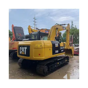 Buen estado Original CAT 312D Equipo pesado Maquinaria usada CAT 312D Excavadora Caterpillar