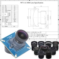 8MP 4K 60fps 120FPS IMX334全球快门HDR广角鱼眼单色RGB MIPI CSI-2迷你相机模块4k