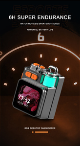 2025 Mới Nhất 5W Màn Hình Cảm Ứng Loa Di Động Hỗ Trợ Thẻ SD Ứng Dụng Điều Khiển Báo Động RGB <span class=keywords><strong>LED</strong></span> Kim Loại Nhựa Cho Các Bên Ngoài Trời - Product Image 2