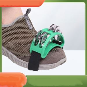 Pandereta de pie, tambor de mano africano, tambor de pie, campana de pie, percusión, instrumentos musicales Orff para tocar guitarra folk - Product Image 4