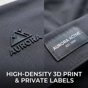 Ensemble de yoga réversible 2 pièces LUMIARA ARTISAN |   Haut court à manches longues et pantalon évasé à jambes larges |   Vente en gros de produits en vrac à étiquette privée POD - Product Image 5