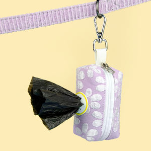 MIDEPET Fournitures pour animaux de compagnie, distributeur de sacs à excréments pour chien d'extérieur, polyester, motif floral mignon, petits animaux, vente directe d'usine - Product Image 4