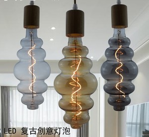 Led Retro ánh sáng bóng đèn ST64 cổ điển Edison bóng đèn sợi đốt thay đổi độ sáng ánh sáng sóc lồng <span class=keywords><strong>Filament</strong></span> E27 cơ sở tùy chỉnh nghệ thuật ánh sáng B - Product Image 6