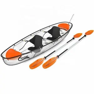 2 Person Clear View Crystal Kayak high quality transparent clear kayak for young