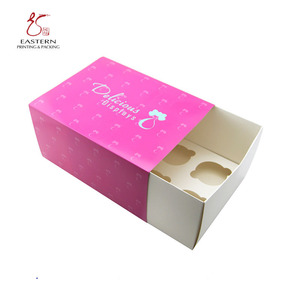 Cajas de Cupcake con 12 agujero | Caja de la Magdalena Ideal para grandes y Mini Cupcakes magdalena y trata | Cupcake titular portador - Product Image 5