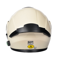 Casque modulaire de moto DOT personnalisé en gros avec double visière, casque rabattable avec Bluetooth, ensemble de trois pièces avec gants, directement de l'usine
