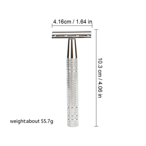 Aluminum Handle <strong>Double</strong> <strong>Edge</strong> Shaving <strong>Razor</strong> Classic Safety <strong>razor</strong> Rose Gold Color - Product Image 2