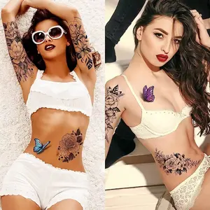 Hot bán tạm thời tính năng và hình xăm Sticker loại thời trang cơ thể hình xăm