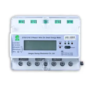 Three Phase Din Rail Single Phase Prepaid Electric Meter WIFI Energy Meter Multifunctional Din Rail Kwh Meter Digital For SAVING