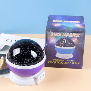 Modern ABS Stars <b>Night</b> <b>Light</b> Projector 360 Degree Rotating Color-Changing LED USB Powered Dimmable 3000K Warm White <b>Light</b> Source - Product Image 4