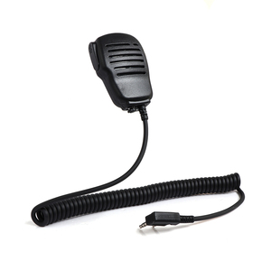 Two-way Radio <b>Microphone</b> Shoulder Speaker Walkie Talkie <b>Microphone</b> Handheld for IIC-V8 IC-V85 IC-V82 F3/F21/F3G/F26 - Product Image 1