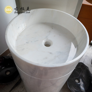 Lavabo de cono de mármol blanco <span class=keywords><strong>italiano</strong></span> de clase alta independiente en baño/Hotel - Product Image 2