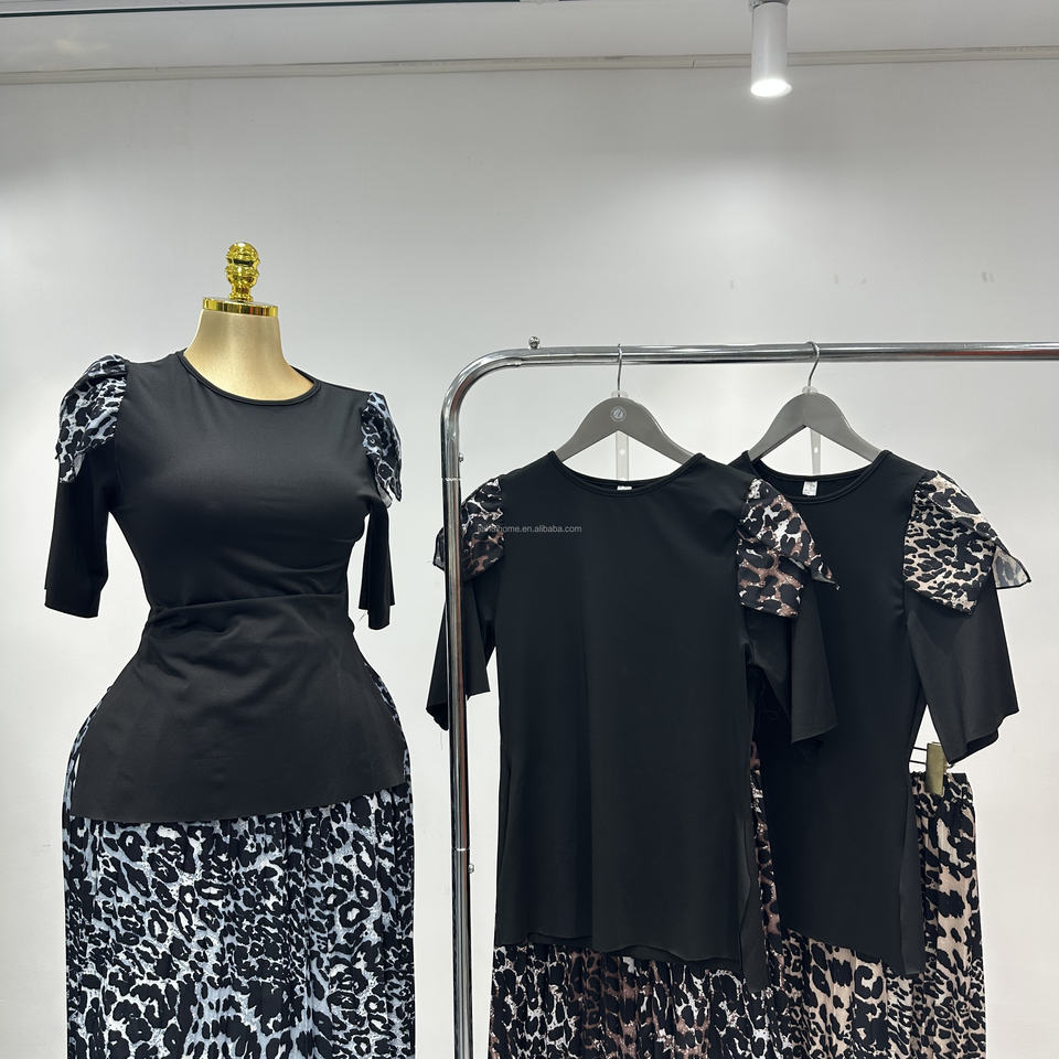 Women's Plus Size Dress Summer Breathable Elegant Leopard Print ...