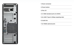 Estación de Trabajo Z6 G5 con Procesadores AMD Ryzen Threadripper Pro 9985WX, 64GB DDR5, 1T SSD, GPU <span class=keywords><strong>RTXA2000</strong></span> - En Stock - Product Image 4