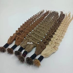 Nano Extensions de Cheveux Invisible Nano perles Remy Cheveux Humains Pré-Collé Naturel Nano Anneau Extensions de Cheveux - Product Image 4