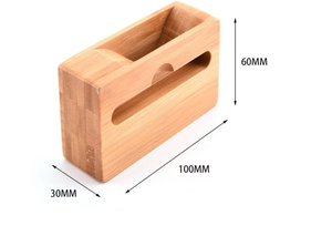 Biểu Tượng Tùy Chỉnh Tre Tự Nhiên Bằng Gỗ Bàn Sạc Điện Thoại Di Động Điện Thoại Di Động Đứng Điện Thoại Thông Minh Laser Trang Trí Hiển Thị Thủ Công Mô Hình Sồi - Product Image 5