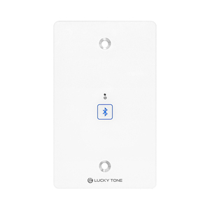 Panel de Pared Bluetooth <span class=keywords><strong>Dante</strong></span> Profesional (<span class=keywords><strong>Dante</strong></span>-BT2USA/EU) - Adaptador de Audio de 44.1/48kHz y 24 bits con PoE y Certificación AES67 - Product Image 1
