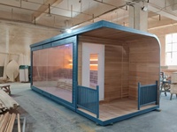 Ruang Sauna Kayu Cedar Berkualitas Tinggi, Ruang Sauna Kayu Luar Ruangan, Kualitas Tinggi Harga Terjangkau, Grosir dan Penjualan Langsung