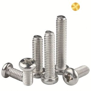 สกรูเหล็กชุบโครเมียมแบบกำหนดเองพร้อมแผ่นยึดไนล็อคสีดำ ป้องกันการหลุด - Product Image 1