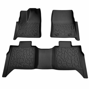 Tapetes de Piso TPE Premium, Juego Completo <span class=keywords><strong>para</strong></span> Toyota Tundra <span class=keywords><strong>2022</strong></span>+, Impermeables, <span class=keywords><strong>para</strong></span> Todo Clima, 3D, Resistentes, Ajuste Personalizado, Venta al Por Mayor - Product Image 6