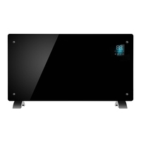 Chauffage par convection silencieux avec panneau intelligent Wi-Fi pour chambre à coucher, compatible avec les projets de chauffage intelligent