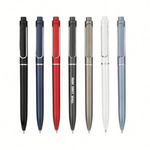 Custom Retractable Black Gel Ink Promotional Pen for Office and Business, Personalized Logo Printing Stationery Gift - Product Image 1