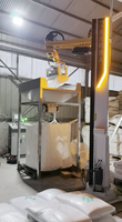 Désengaucheteuse pour Terre de Diatomées (Aide Filtrante), Bras Robotique, 25 kg/sac, 100 Sacs/h, Collecte Automatique des Déchets, PLC, Trémie en Acier Inoxydable