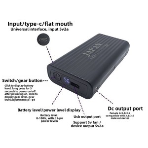 Batterie au lithium <span class=keywords><strong>SCD</strong></span> SCD005 18V/30V 30000mAh 20000mAh, 10W, prise universelle, entrée Type-C, batterie externe, adaptateur pour climatiseur - Product Image 6