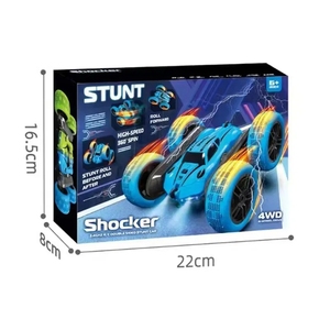 Coche de Juguete con Control Remoto 2.4G, Coche de Acrobacias de Doble Cara con Rotación de 360 Grados, Coche Todoterreno de Alta Velocidad para Niños - Product Image 6