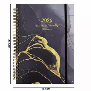 2026 <b>Spiral</b> <b>Bound</b> A5 Weekly Schedule Planning Diary Customizable This Month Plan <b>Notebook</b> - Product Image 5