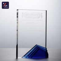 Chine Fabricant Meilleur Vente Personnalisé Logo Bloc Cristal Trophée