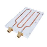 Plaque de refroidissement pour batterie de voiture électrique et camion, usinée CNC, en aluminium et cuivre, pour systèmes de réfrigération