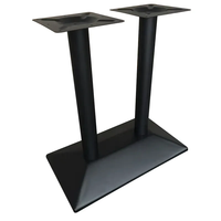 Pieds de table en fer de style industriel noir, pour restaurant, hôtel, table basse