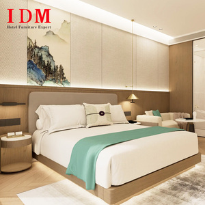 Juegos de Muebles de Dormitorio Modernos de Alta Calidad IDM, Estilo Contemporáneo de 5 Estrellas para Hoteles y Apartamentos, Hechos de Panel de Madera - Product Image 1