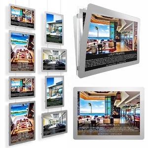 Letrero Luminoso LED Rectangular para Interiores con Marco de Acrílico y Aleación de Aluminio, Letrero Colgante Litsign LS M2 de Alto Brillo y Durabilidad para Tiendas Minoristas - Product Image 6