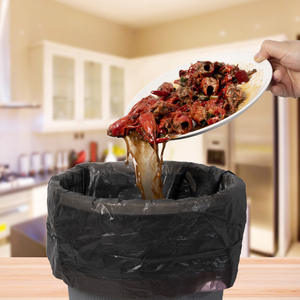 Sacs poubelles de cuisine jetables à cordon noir, pour usage domestique, avec fermeture automatique, épaissis et grand format, vente en gros - Product Image 3