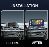 Reproductor Multimedia con Pantalla Táctil HD de 10.25 Pulgadas para Coche con Sistema Linux para BMW F30 F32 F36 F34 2012-2016, con BT, GPS y Carplay