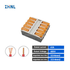 ZLKV226B-5 Corrente Rápida Push-In Condutor Rápida Emenda Flexível Cabo Operacional Fio Duro Fiação Terminal Conector Rápido - Product Image 3