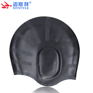 Bonnets <span class=keywords><strong>de</strong></span> <span class=keywords><strong>bain</strong></span> en silicone durables et confortables pour hommes - Faciles à enfiler - Product Image 5